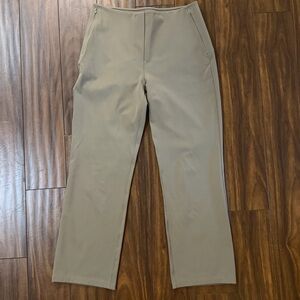 lululemon Cropped Smooth Fit Pull On Pants in Taupe